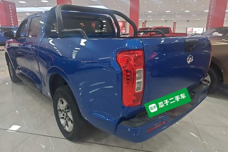 Used Great Wall Poer 2021 2.0T Commercial Version Automatic Diesel Two-Wheel Drive Elite Trim with Long Bed – GW4D20M Rear Left 45 Deg