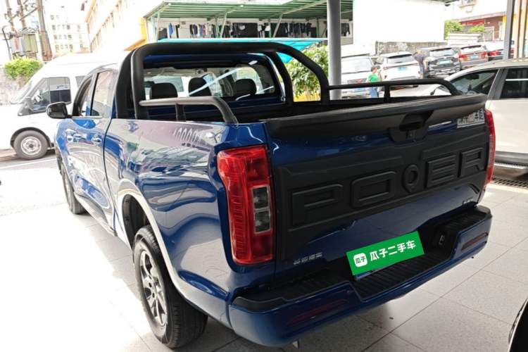 Used Great Wall Poer 2021 2.0T Commercial Version Automatic Diesel Two-Wheel Drive Elite Trim with Long Bed – GW4D20M Rear Left 45 Deg