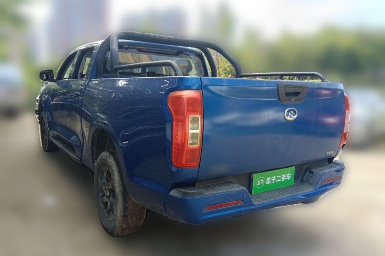 Used Great Wall Poer 2021 2.0T Commercial Version Automatic Diesel Two-Wheel Drive Elite Trim with Long Bed – GW4D20M Rear Left 45 Deg