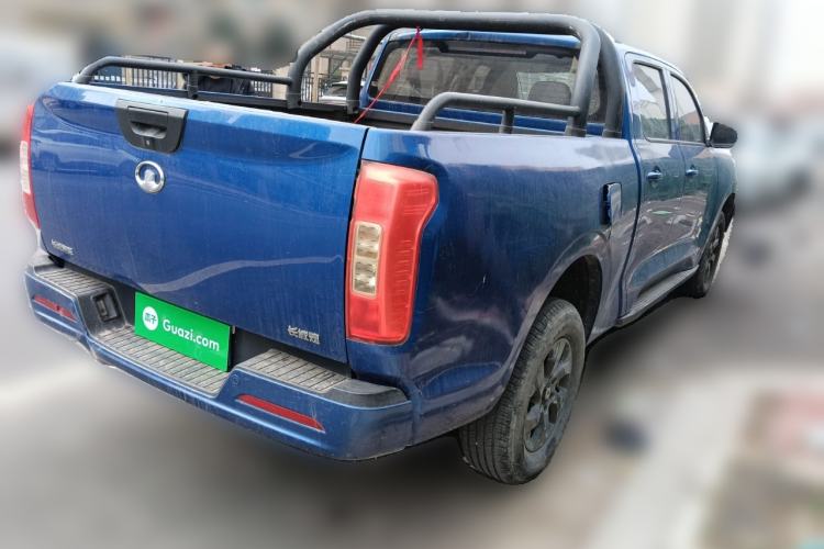 Used Great Wall Poer 2021 2.0T Commercial Version Automatic Diesel Two-Wheel Drive Elite Trim with Long Bed – GW4D20M Rear Right 45 Deg
