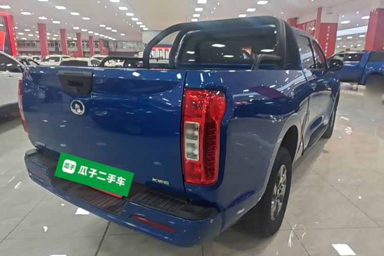 Used Great Wall Poer 2021 2.0T Commercial Version Automatic Diesel Two-Wheel Drive Elite Trim with Long Bed – GW4D20M Rear Right 45 Deg
