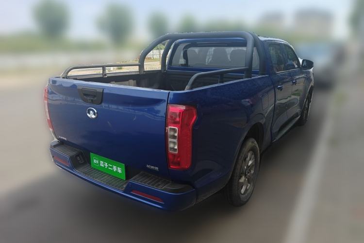 Used Great Wall Poer 2021 2.0T Commercial Version Automatic Diesel Two-Wheel Drive Elite Trim with Long Bed – GW4D20M Rear Right 45 Deg