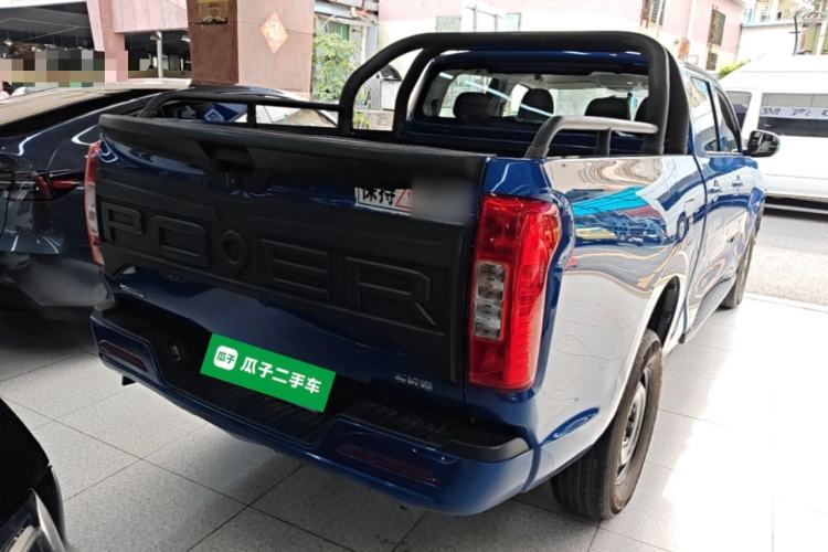 Used Great Wall Poer 2021 2.0T Commercial Version Automatic Diesel Two-Wheel Drive Elite Trim with Long Bed – GW4D20M Rear Right 45 Deg