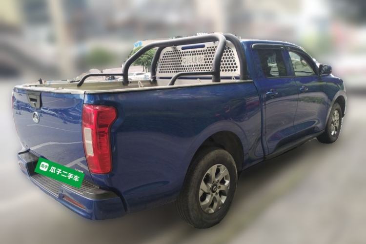 Used Great Wall Poer 2021 2.0T Commercial Version Automatic Diesel 4x4 Navigation-Ready Long-Box GW4D20M Rear Right 45 Deg