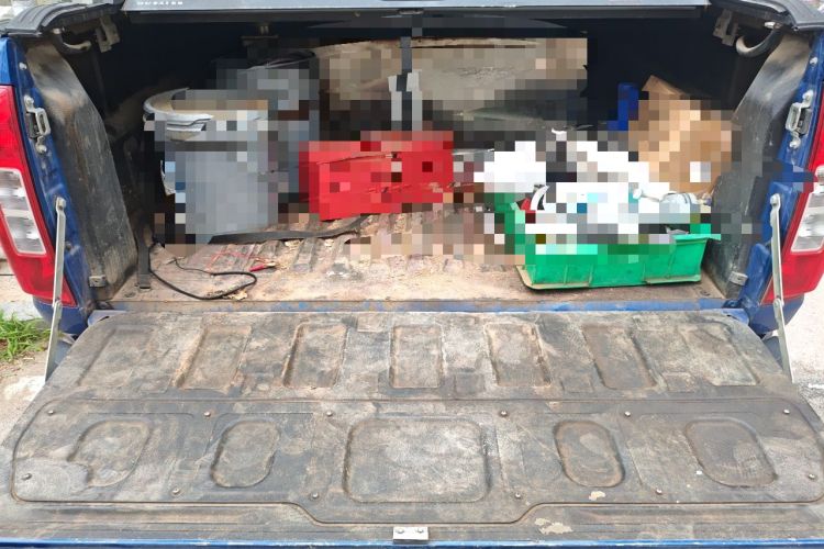 Used Great Wall Poer 2021 2.0T Commercial Version Manual Diesel 4x4 Elite Long-Box GW4D20M Trunk