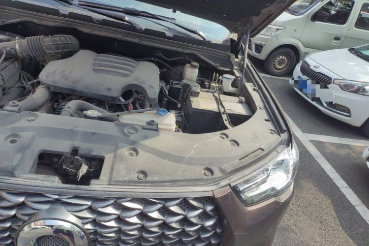 Used Great Wall Poer 2021 2.0T Commercial Version Manual Diesel 4x4 Navigation Type Long Bed GW4D20M Engine Bay Left