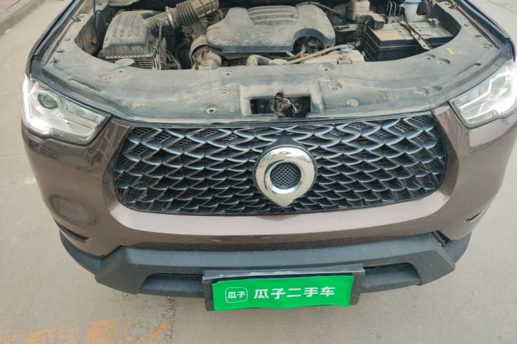 Used Great Wall Poer 2021 2.0T Commercial Version Manual Diesel Two-Wheel Drive Elite Long-Box GW4D20M Engine Bay