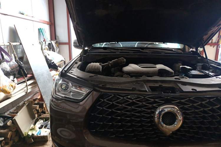 Used Great Wall Poer 2021 2.0T Commercial Version Manual Diesel Two-Wheel Drive Elite Long-Box GW4D20M Engine Bay Right