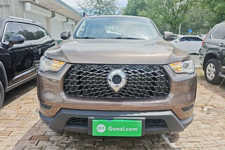 Used Great Wall Poer 2021 2.0T Commercial Version Automatic Diesel Two-Wheel Drive Elite Trim with Long Bed – GW4D20M Front