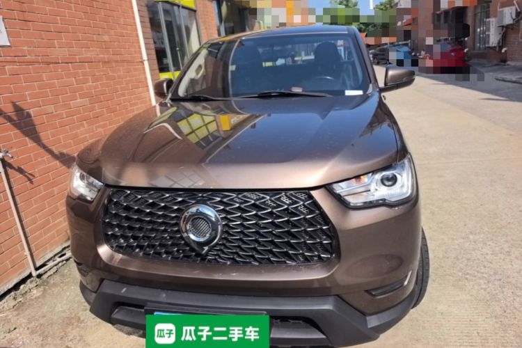 Used Great Wall Poer 2021 2.0T Commercial Version Automatic Diesel Two-Wheel Drive Elite Trim with Long Bed – GW4D20M Front