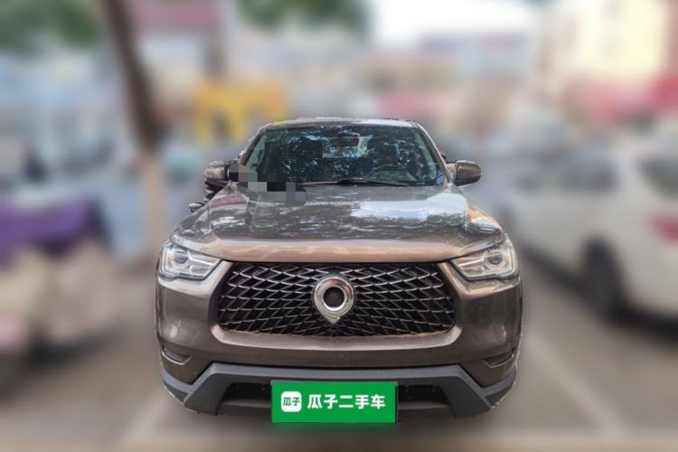 Used Great Wall Poer 2021 2.0T Commercial Version Automatic Diesel 4x4 Elite Long-Box GW4D20M Front