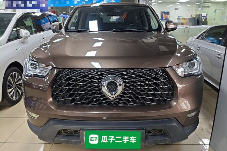 Used Great Wall Poer 2021 2.0T Commercial Version Automatic Diesel 4x4 Navigation-Ready Long-Box GW4D20M Front
