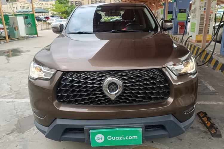 Used Great Wall Poer 2021 2.0T Commercial Version Automatic Diesel Two-Wheel Drive Elite Trim with Long Bed – GW4D20M Front