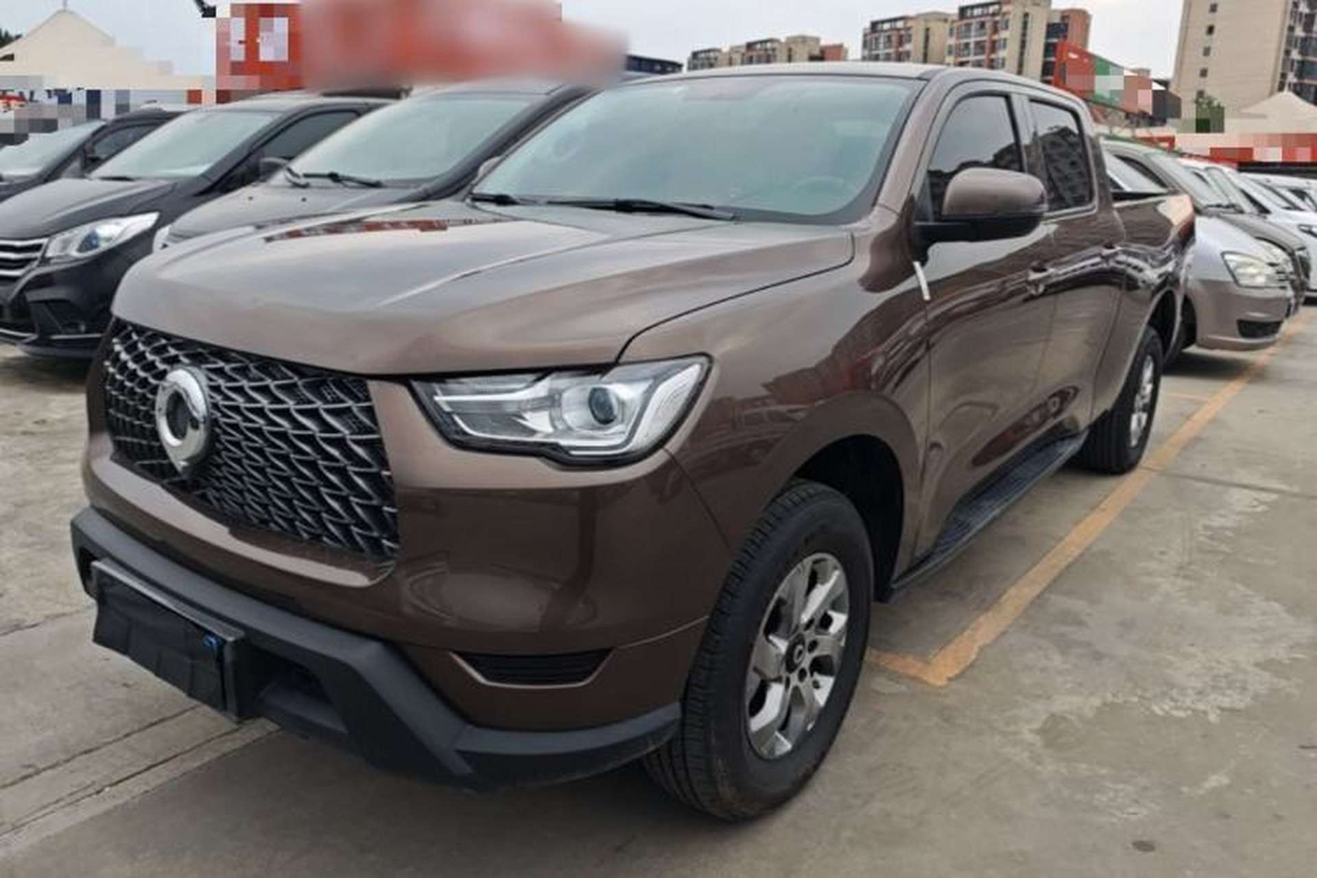 Used Great Wall Poer 2021 2.0T Commercial Version Automatic Diesel 4x4 Elite Long-Box GW4D20M Front Left 45 Deg
