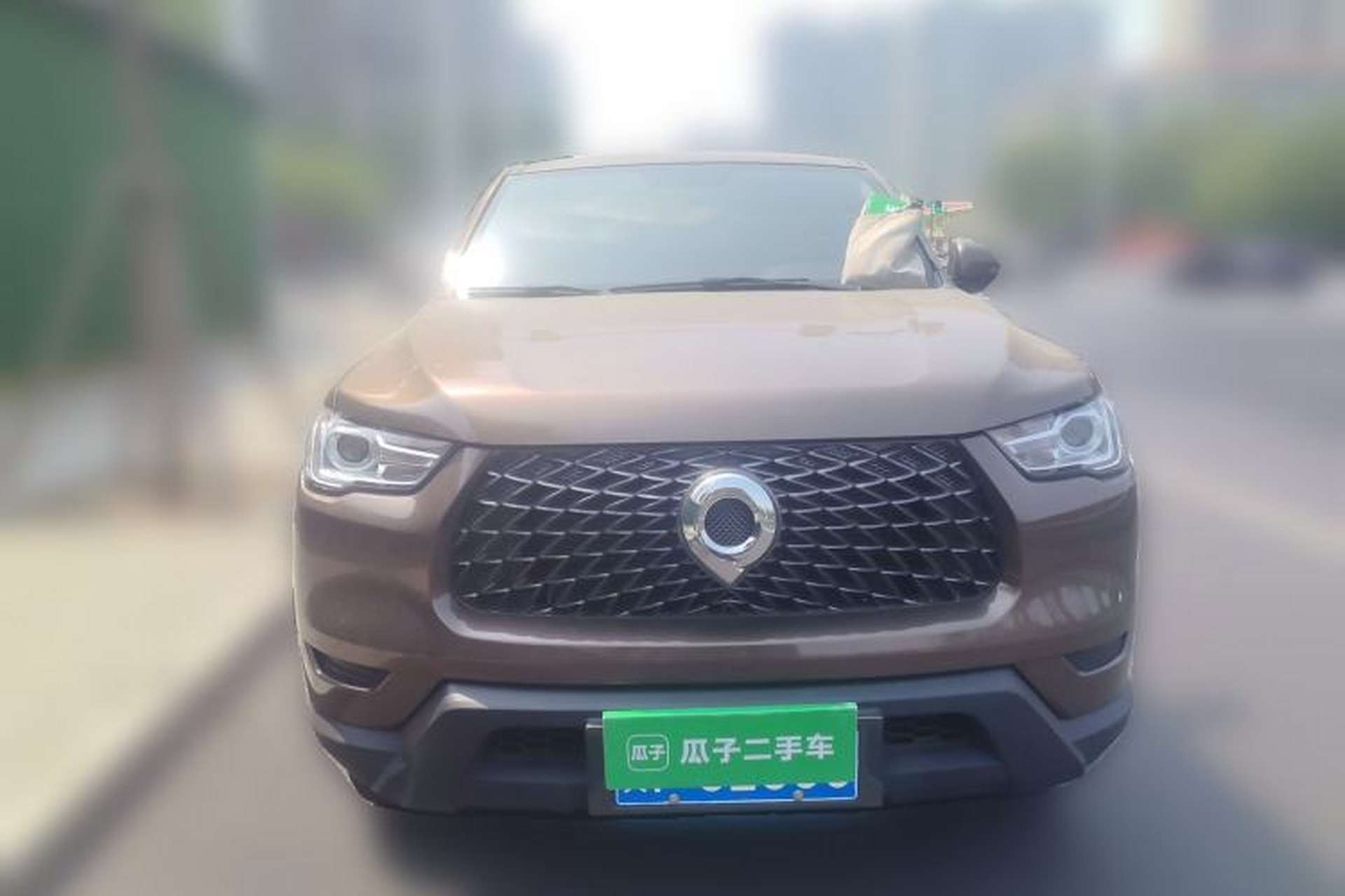Used Great Wall Poer 2021 2.0T Commercial Version Automatic Diesel Two-Wheel Drive Elite Trim with Long Bed – GW4D20M Front