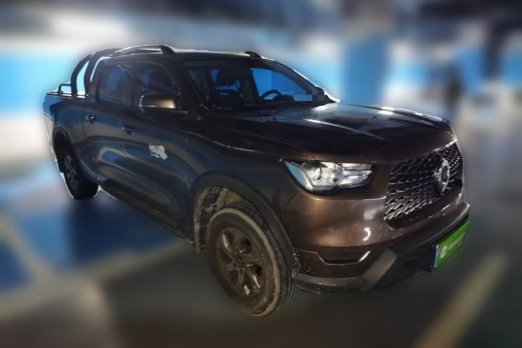 Used Great Wall Poer 2021 2.0T Commercial Version Automatic Diesel Two-Wheel Drive Elite Trim with Long Bed – GW4D20M Front Right 45 Deg