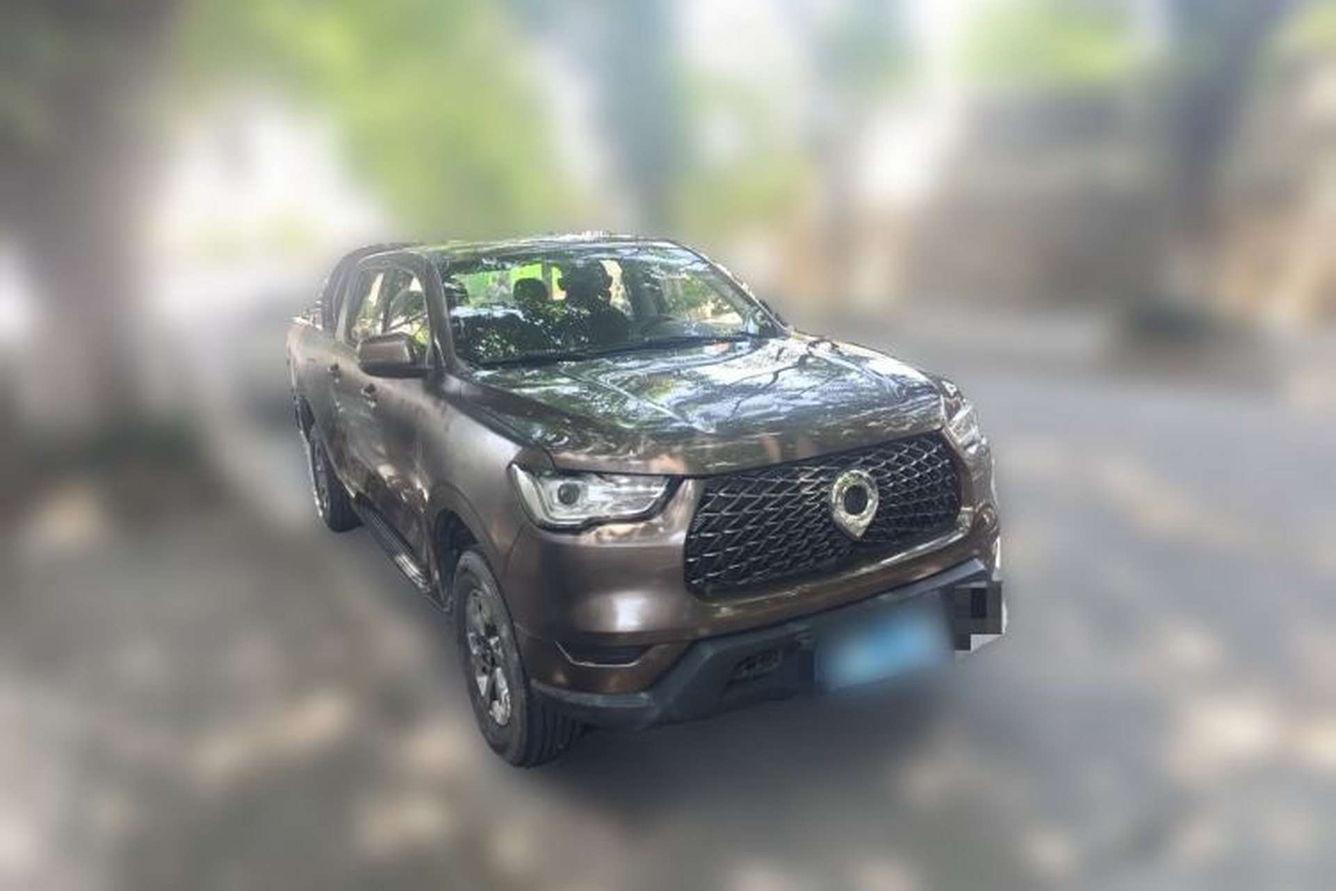 Used Great Wall Poer 2021 2.0T Commercial Version Automatic Diesel Two-Wheel Drive Elite Trim with Long Bed – GW4D20M Front Right 45 Deg