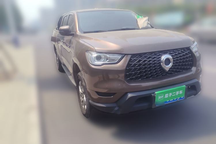 Used Great Wall Poer 2021 2.0T Commercial Version Automatic Diesel Two-Wheel Drive Elite Trim with Long Bed – GW4D20M Front Right 45 Deg