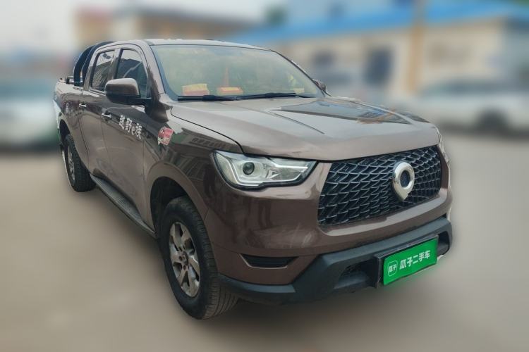 Used Great Wall Poer 2021 2.0T Commercial Version Manual Diesel Two-Wheel Drive Elite Long-Box GW4D20M Front Right 45 Deg