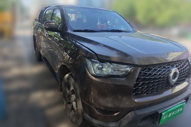 Used Great Wall Poer 2021 2.0T Commercial Version Automatic Diesel Two-Wheel Drive Elite Trim with Long Bed – GW4D20M Front Right 45 Deg