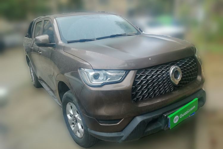 Used Great Wall Poer 2021 2.0T Commercial Version Manual Diesel Two-Wheel Drive Elite Standard Box GW4D20M Front Right 45 Deg
