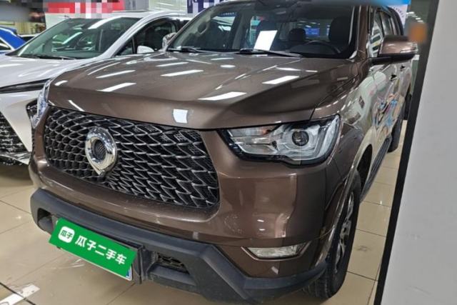 Used Great Wall Poer 2021 2.0T Commercial Version Automatic Diesel 4x4 Navigation-Ready Long-Box GW4D20M