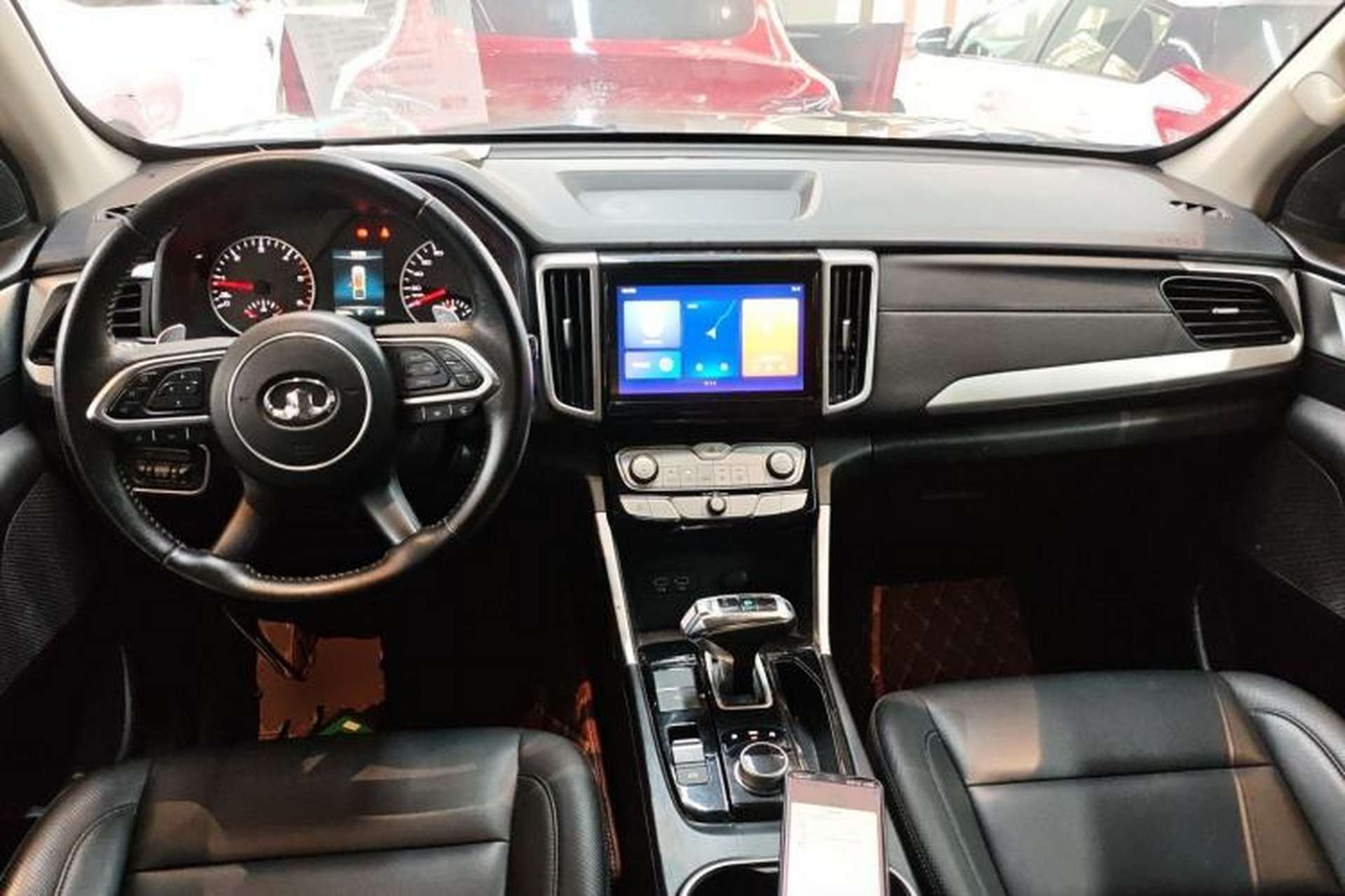 Used Great Wall Poer 2021 2.0T Commercial Version Automatic Diesel 4x4 Navigation-Ready Long-Box GW4D20M Interior 2