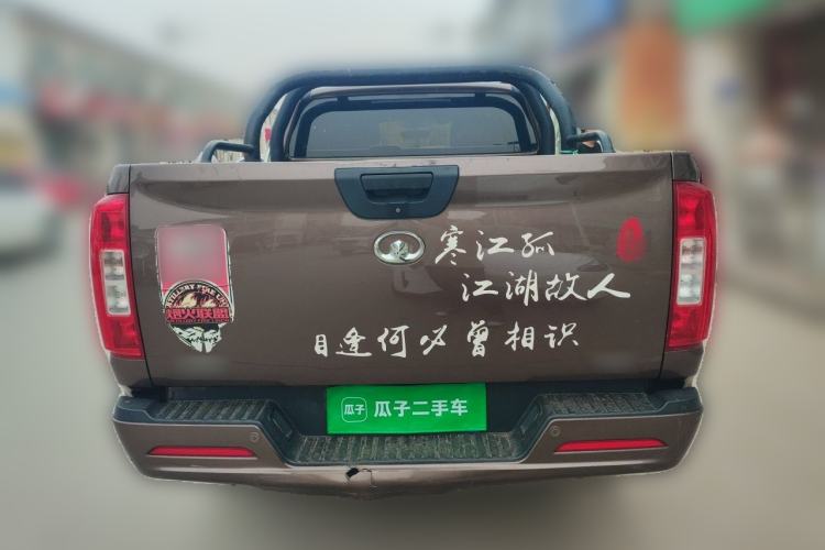 Used Great Wall Poer 2021 2.0T Commercial Version Manual Diesel Two-Wheel Drive Elite Long-Box GW4D20M Rear