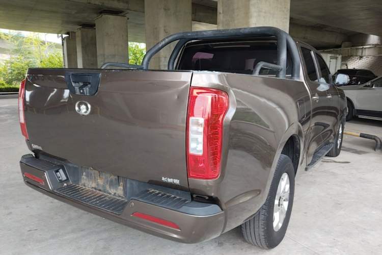 Used Great Wall Poer 2021 2.0T Commercial Version Manual Diesel Two-Wheel Drive Elite Long-Box GW4D20M Rear Right 45 Deg