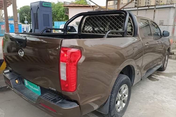 Used Great Wall Poer 2021 2.0T Commercial Version Automatic Diesel Two-Wheel Drive Elite Trim with Long Bed – GW4D20M Rear Right 45 Deg