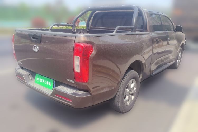 Used Great Wall Poer 2021 2.0T Commercial Version Automatic Diesel Two-Wheel Drive Elite Trim with Long Bed – GW4D20M Rear Right 45 Deg