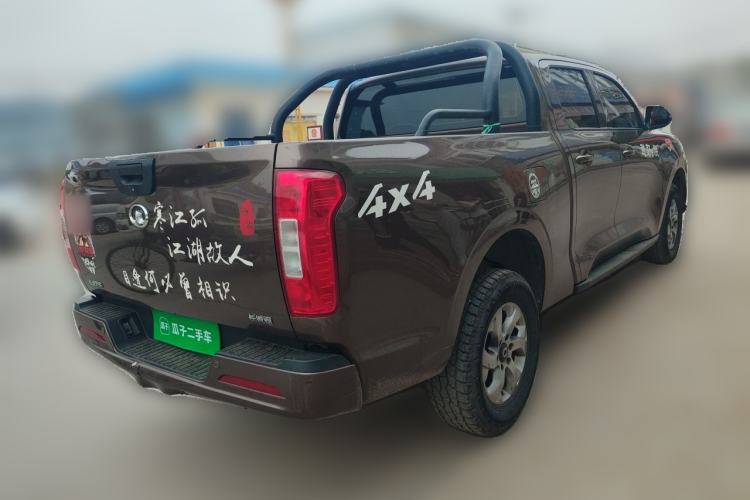 Used Great Wall Poer 2021 2.0T Commercial Version Manual Diesel Two-Wheel Drive Elite Long-Box GW4D20M Rear Right 45 Deg