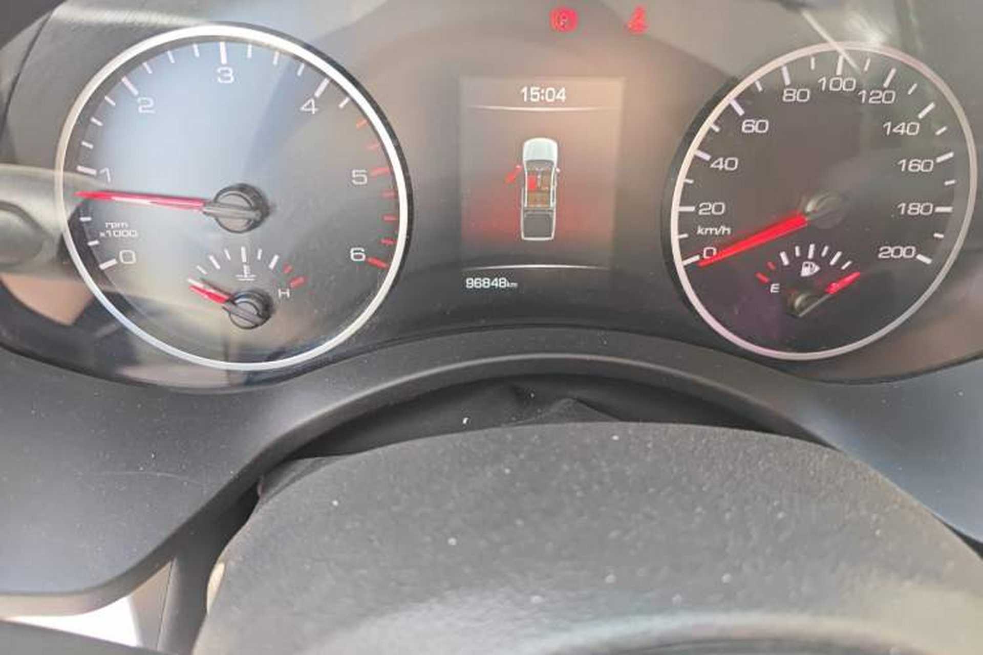 Used Great Wall Poer 2021 2.0T Commercial Version Manual Diesel Two-Wheel Drive Elite Long-Box GW4D20M Odometer Close Up