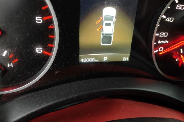 Used Great Wall Poer 2021 2.0T Commercial Version Automatic Diesel 4x4 Elite Long-Box GW4D20M Odometer Close Up