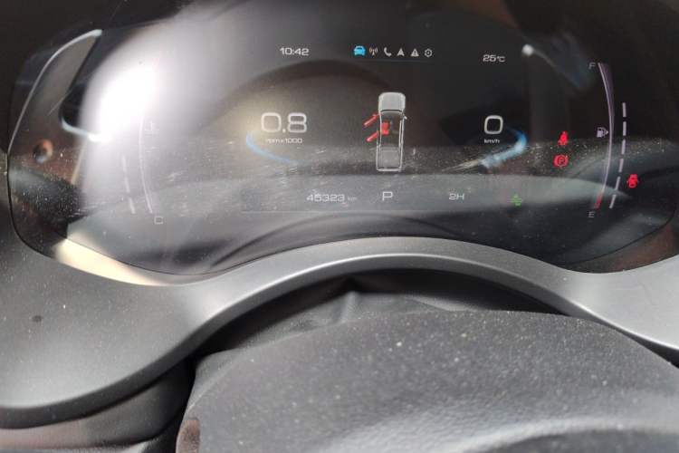 Used Great Wall Poer 2021 2.0T Off-Road Version Automatic Diesel 4x4 Mount Everest Edition GW4D20M Odometer Close Up