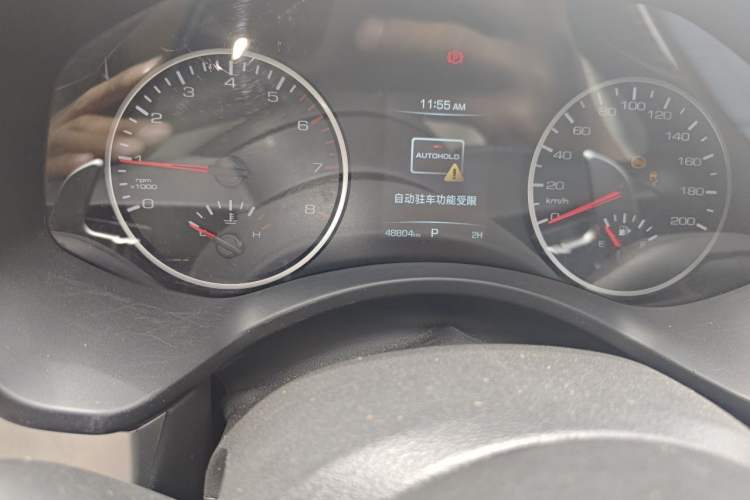 Used Great Wall Poer 2021 2.0T Cannon Edition GW4C20B Odometer Close Up