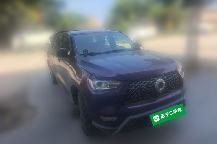 Used Great Wall Poer 2021 2.0T Commercial Version Manual Diesel Two-Wheel Drive Elite Long-Box GW4D20M Front Right 45 Deg