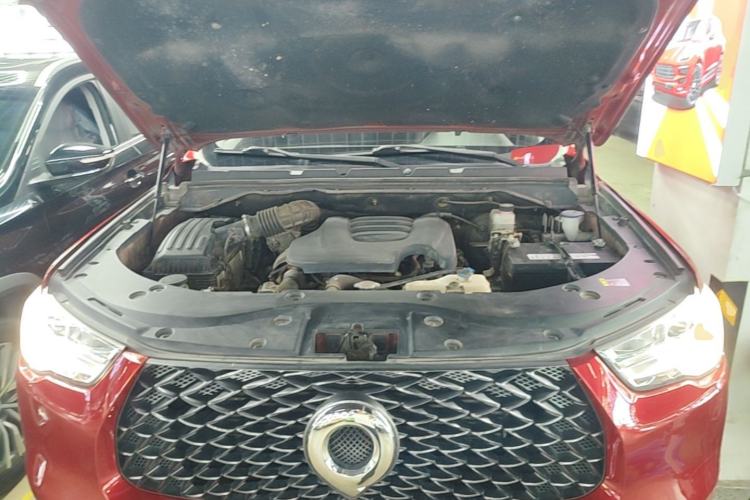 Used Great Wall Poer 2021 2.0T Commercial Version Manual Diesel Two-Wheel Drive Elite Long-Box GW4D20M Engine Bay