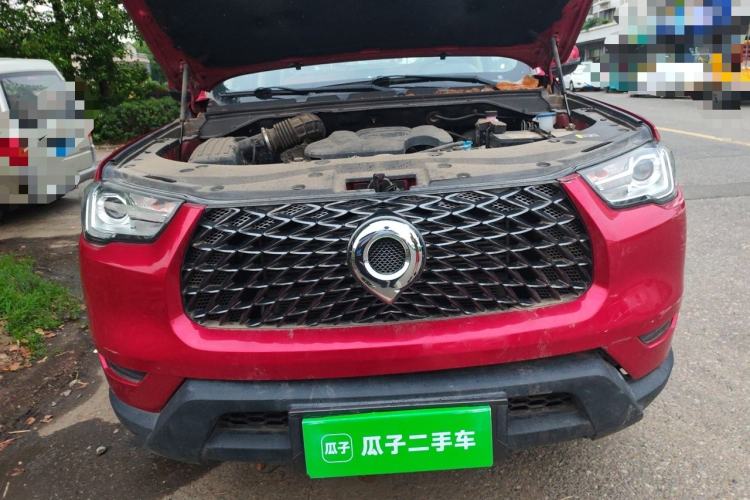 Used Great Wall Poer 2021 2.0T Commercial Version Automatic Diesel Two-Wheel Drive Elite Trim with Long Bed – GW4D20M Engine Bay