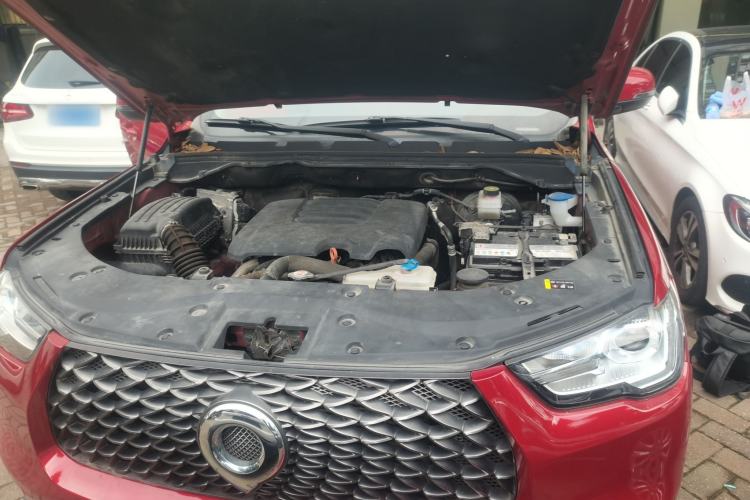 Used Great Wall Poer 2021 2.0T Commercial Version Automatic Gasoline Two-Wheel Drive Elite Trim with Long Bed – GW4C20B Engine Bay