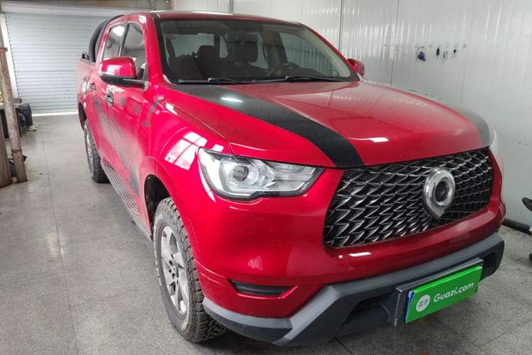 Used Great Wall Poer 2021 2.0T Commercial Version Manual Diesel Two-Wheel Drive Elite Standard Box GW4D20M Front Right 45 Deg