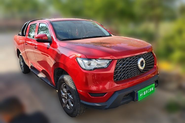 Used Great Wall Poer 2021 2.0T Commercial Version Automatic Gasoline Two-Wheel Drive Elite Trim with Long Bed – GW4C20B Front Right 45 Deg