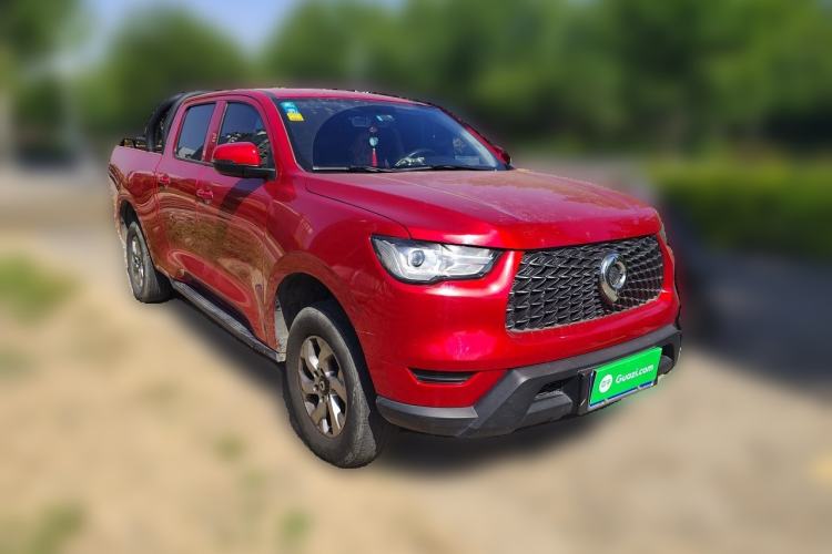 Used Great Wall Poer 2021 2.0T Commercial Version Automatic Diesel Two-Wheel Drive Elite Trim with Long Bed – GW4D20M Front Right 45 Deg