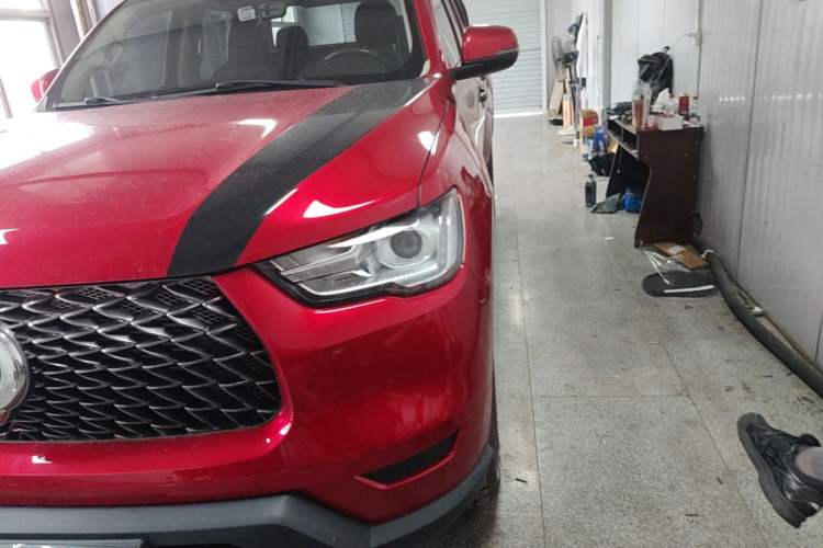 Used Great Wall Poer 2021 2.0T Commercial Version Manual Diesel Two-Wheel Drive Elite Standard Box GW4D20M Left Front Headlight
