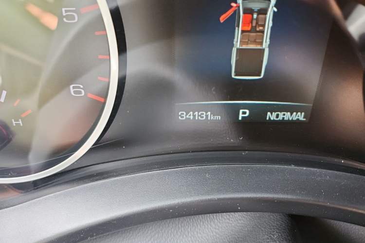 Used Great Wall Poer 2021 2.0T Global Version Automatic Diesel 4x4 Comfort Trim Standard Box GW4D20M Odometer Close Up