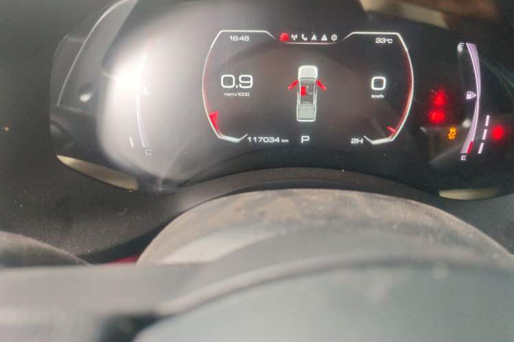 Used Great Wall Poer 2021 2.0T Off-Road Version Automatic Diesel 4x4 Mount Everest Edition GW4D20M Odometer Close Up