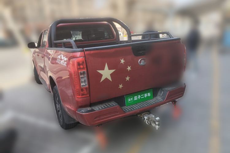 Used Great Wall Poer 2021 2.0T Commercial Version Automatic Diesel 4x4 Elite Long-Box GW4D20M Rear Left 45 Deg