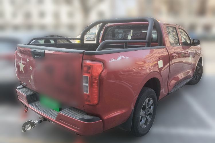 Used Great Wall Poer 2021 2.0T Commercial Version Automatic Diesel 4x4 Elite Long-Box GW4D20M Rear Right 45 Deg