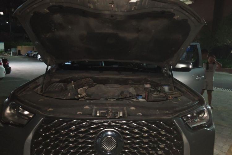 Used Great Wall Poer 2021 2.0T Commercial Version Manual Diesel Two-Wheel Drive Elite Long-Box GW4D20M Engine Bay