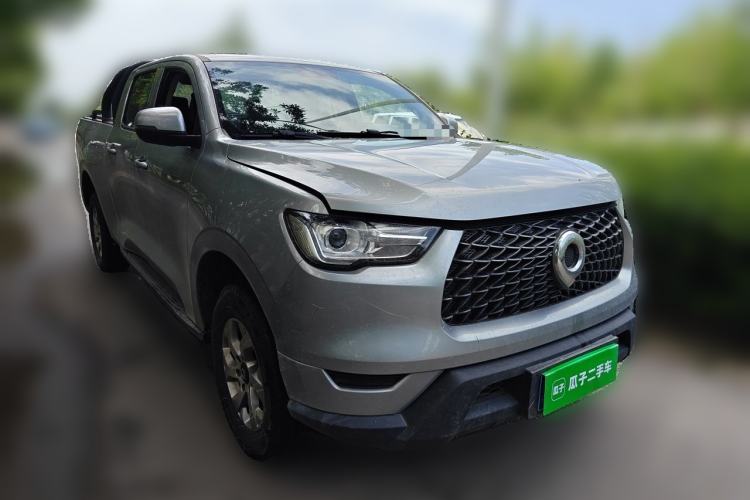 Used Great Wall Poer 2021 2.0T Commercial Version Manual Transmission Gasoline Two-Wheel Drive Elite Trim with Long Bed – GW4C20B Front Right 45 Deg